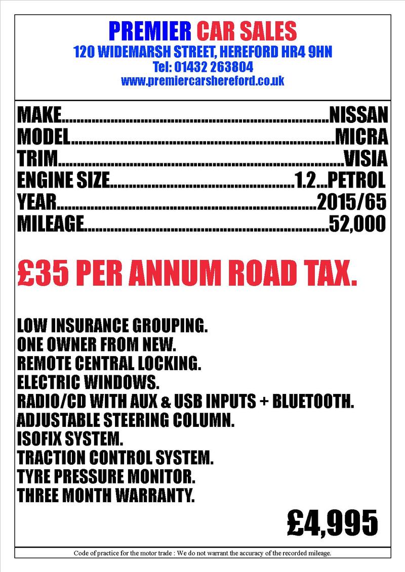 NISSAN MICRA