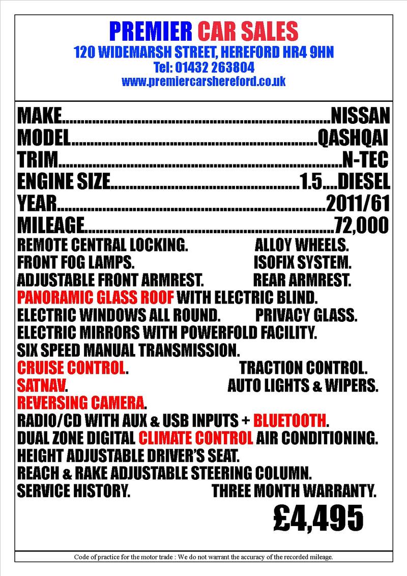 NISSAN QASHQAI